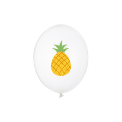 Balloons 30 cm, Pineapple, Crystal Clear (1 pkt / 50 pc.)