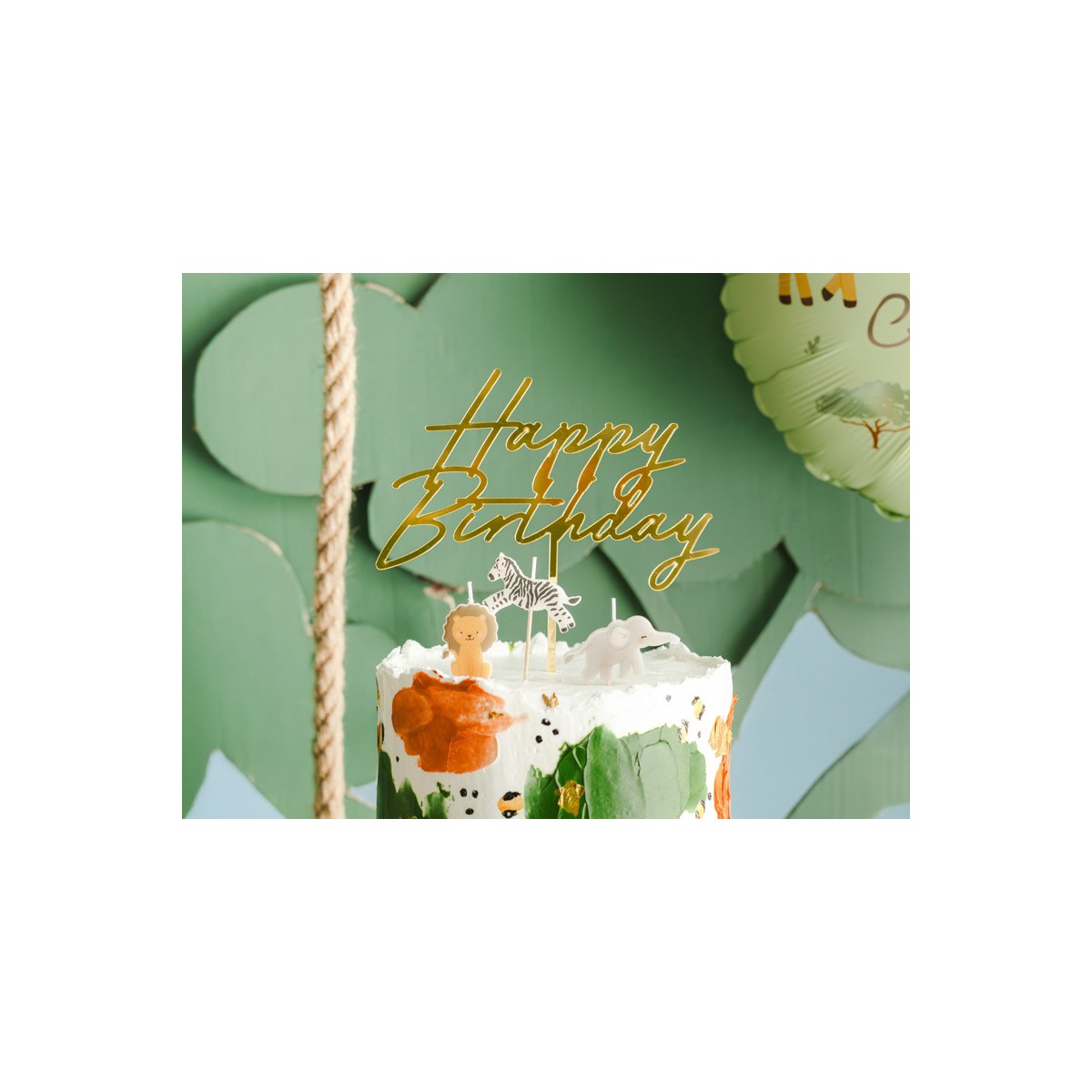 Birthday candles Safari, 3-4.2 cm, mix (1 pkt / 3 pc.) Birthday candles Safari, 3-4.2 cm, mix (1 pkt / 3 pc.)