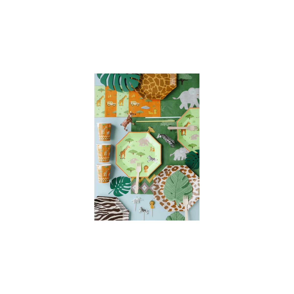 Napkins Monstera leaf, 29.1x36 cm, green (1 pkt / 12 pc.) Napkins Monstera leaf, 29.1x36 cm, green (1 pkt / 12 pc.)