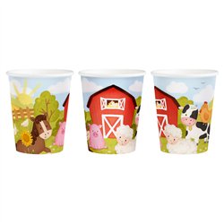8 st Pappersmuggar Space UFO & Rymdskepp 220 ml