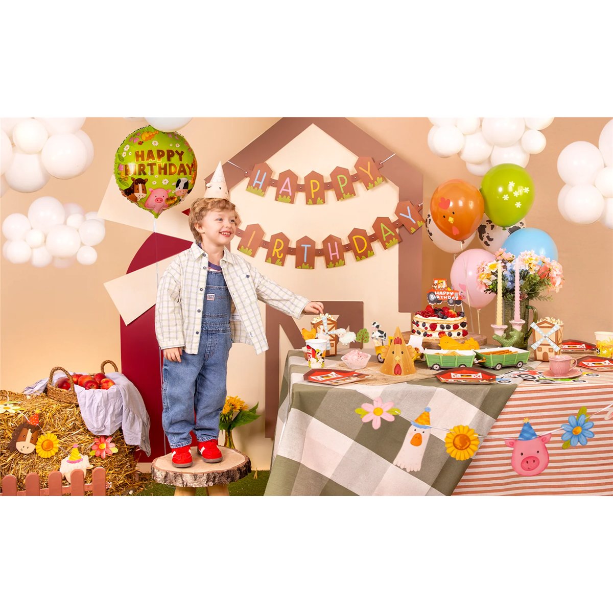 Banner Grattis Racerbil kartong mix 220 cm Banner Grattis Racerbil kartong mix 220 cm