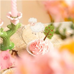 7 st Cupcake Toppers Racerbilar mix 10,5 cm 7 st Cupcake Toppers Racerbilar mix 10,5 cm