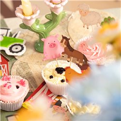 7 st Cupcake Toppers Racerbilar mix 10,5 cm 7 st Cupcake Toppers Racerbilar mix 10,5 cm