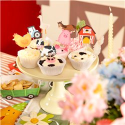 7 st Cupcake Toppers Racerbilar mix 10,5 cm 7 st Cupcake Toppers Racerbilar mix 10,5 cm