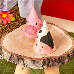 6 st Partyhattar Racingtema blandade färger 16 cm 6 st Partyhattar Racingtema blandade färger 16 cm