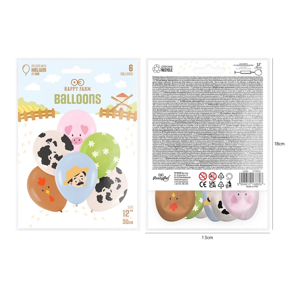 7 st Ballongmix Racerbil folie & latex 30/45 cm 7 st Ballongmix Racerbil folie & latex 30/45 cm
