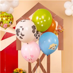 7 st Ballongmix Racerbil folie & latex 30/45 cm 7 st Ballongmix Racerbil folie & latex 30/45 cm