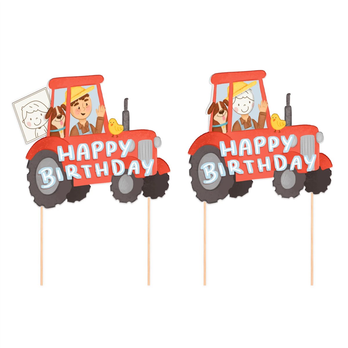 7 st Cupcake Toppers Racerbilar mix 10,5 cm 7 st Cupcake Toppers Racerbilar mix 10,5 cm