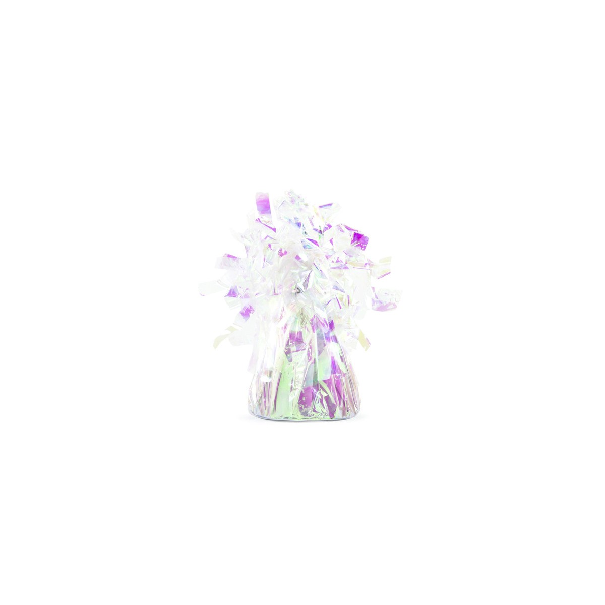 Foil balloon weight, iridescent Foil balloon weight, iridescent