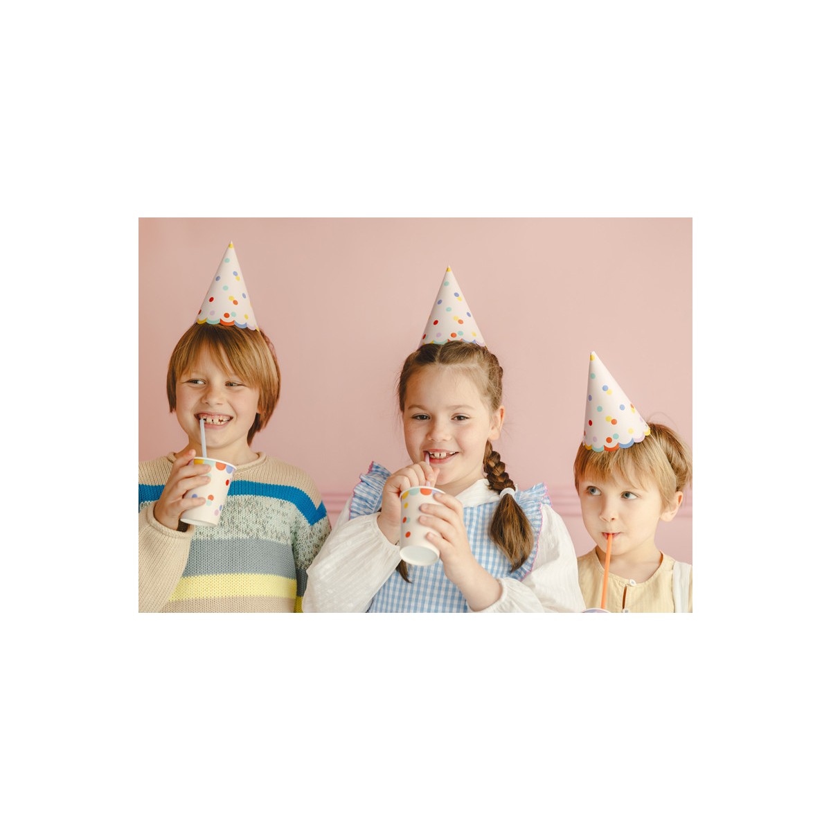 Hats Confetti, 16 cm, mix (1 pkt / 6 pc.)