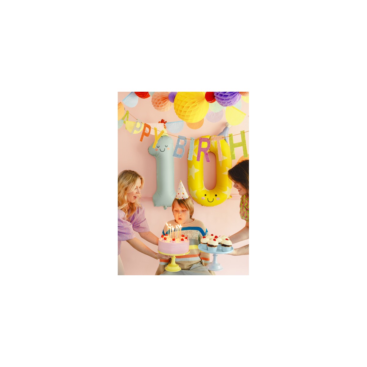 Hats Confetti, 16 cm, mix (1 pkt / 6 pc.)