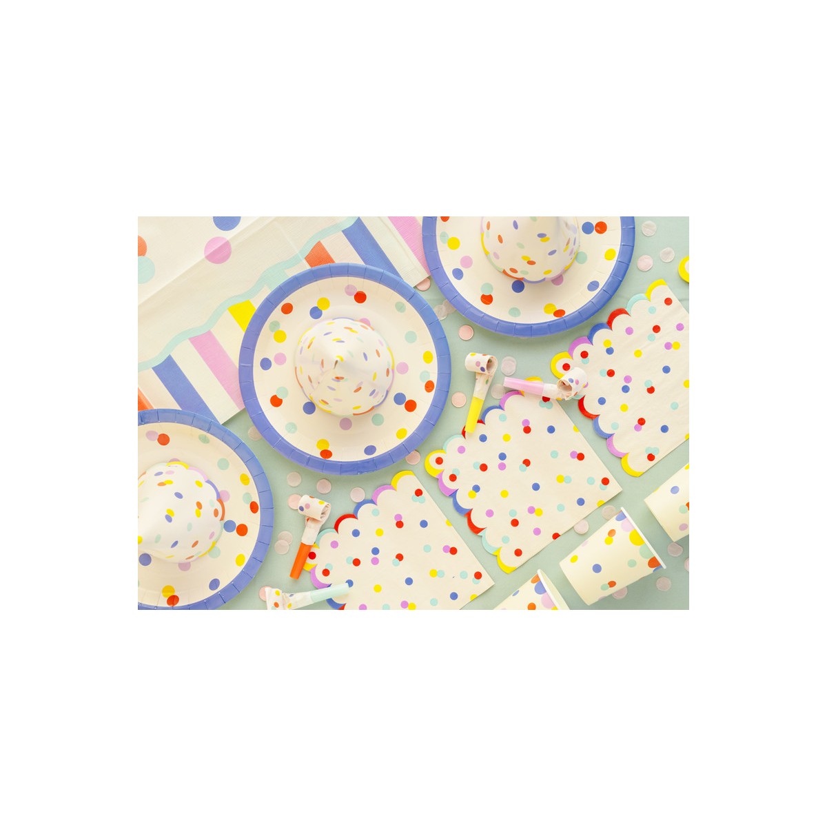 Napkins Confetti, 33x33 cm, mix (1 pkt / 20 pc.) Napkins Confetti, 33x33 cm, mix (1 pkt / 20 pc.)
