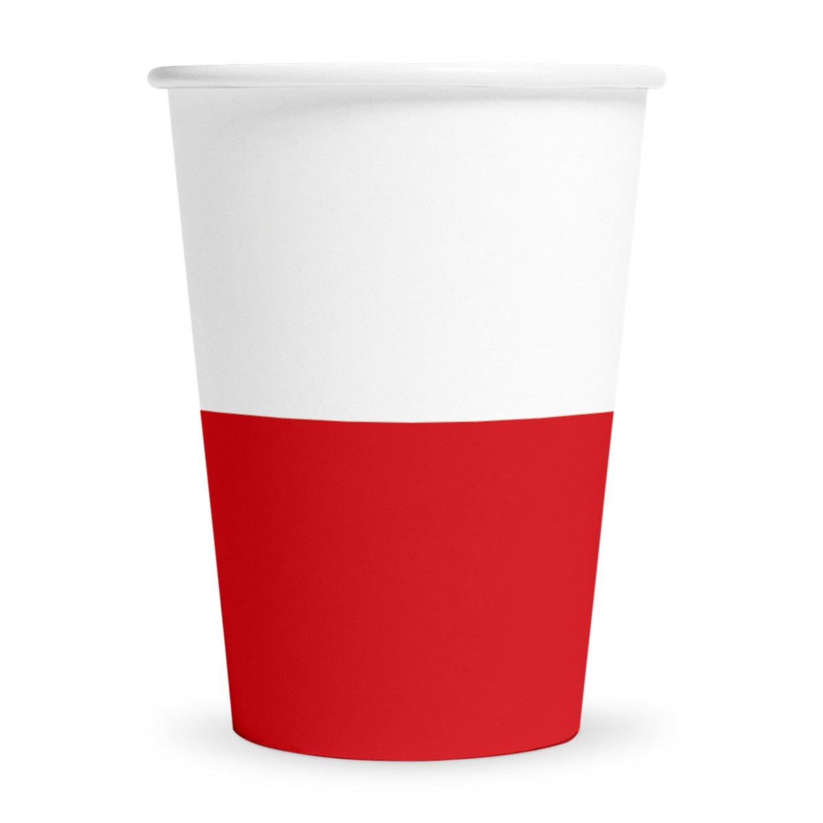 6 st Pappmuggar Röda 250 ml – Engång, PE-belagda 6 st Pappmuggar Röda 250 ml – Engång, PE-belagda