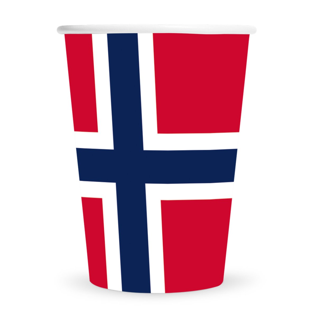 6 st Pappmuggar Röda 250 ml – Engång, PE-belagda 6 st Pappmuggar Röda 250 ml – Engång, PE-belagda