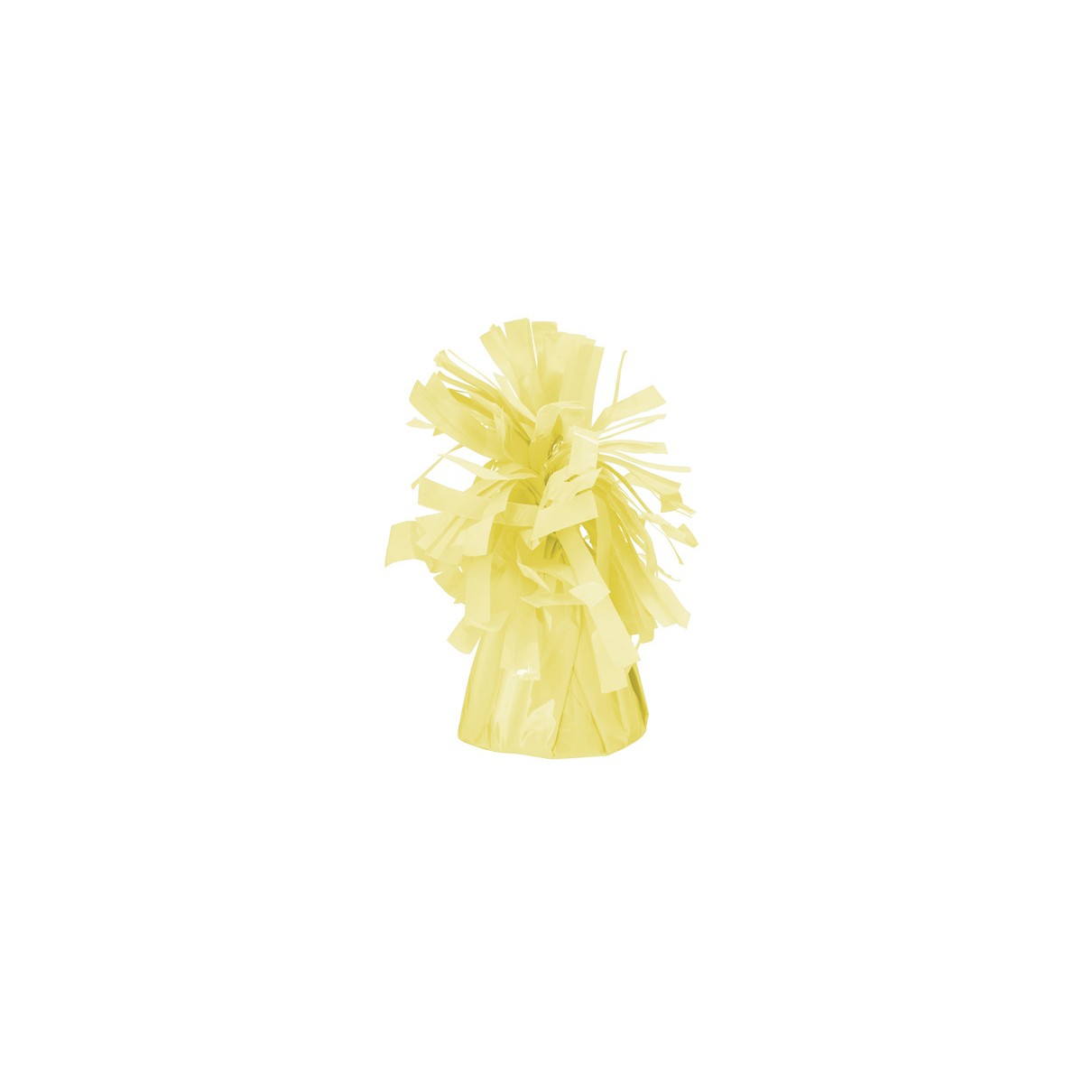 Foil balloon weight, light yellow Foil balloon weight, light yellow