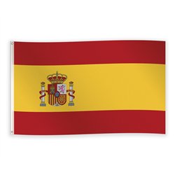 Dannebrogsflagga R&ouml;d/Vit 150x90 cm polyester