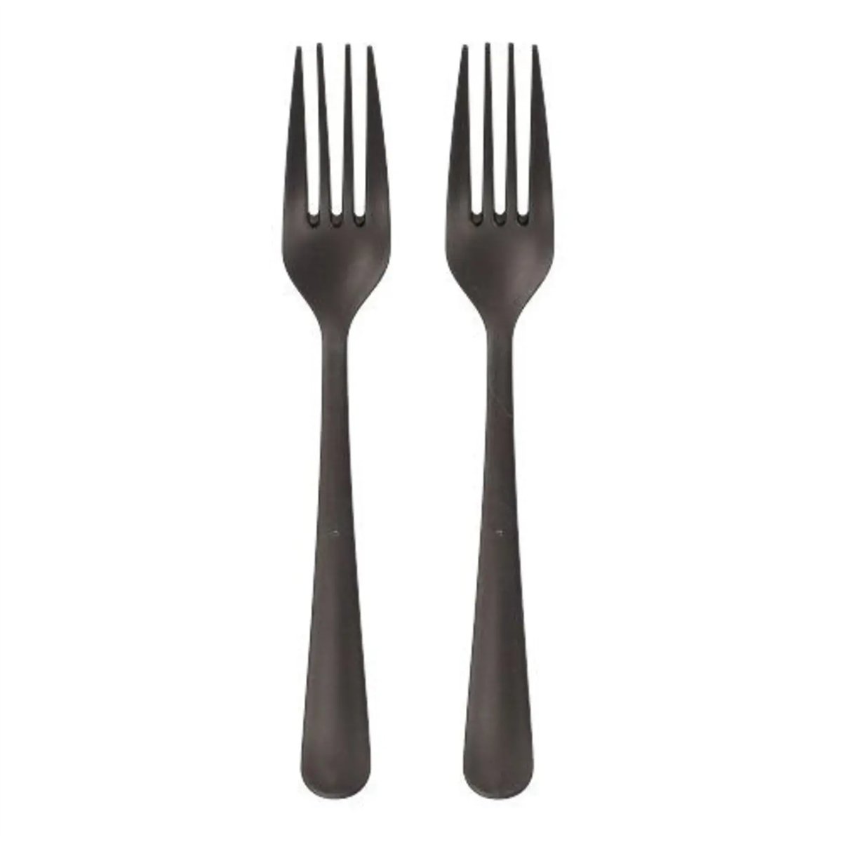 50 st Plastgafflar svart återanvändbara 185 mm 50 st Plastgafflar svart återanvändbara 185 mm