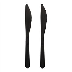 50 st Plastgafflar svart &aring;teranv&auml;ndbara 185 mm