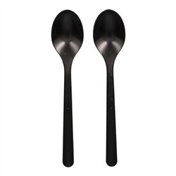 50 st Plastgafflar svart &aring;teranv&auml;ndbara 185 mm