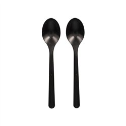 50 st Plastgafflar svart &aring;teranv&auml;ndbara 185 mm