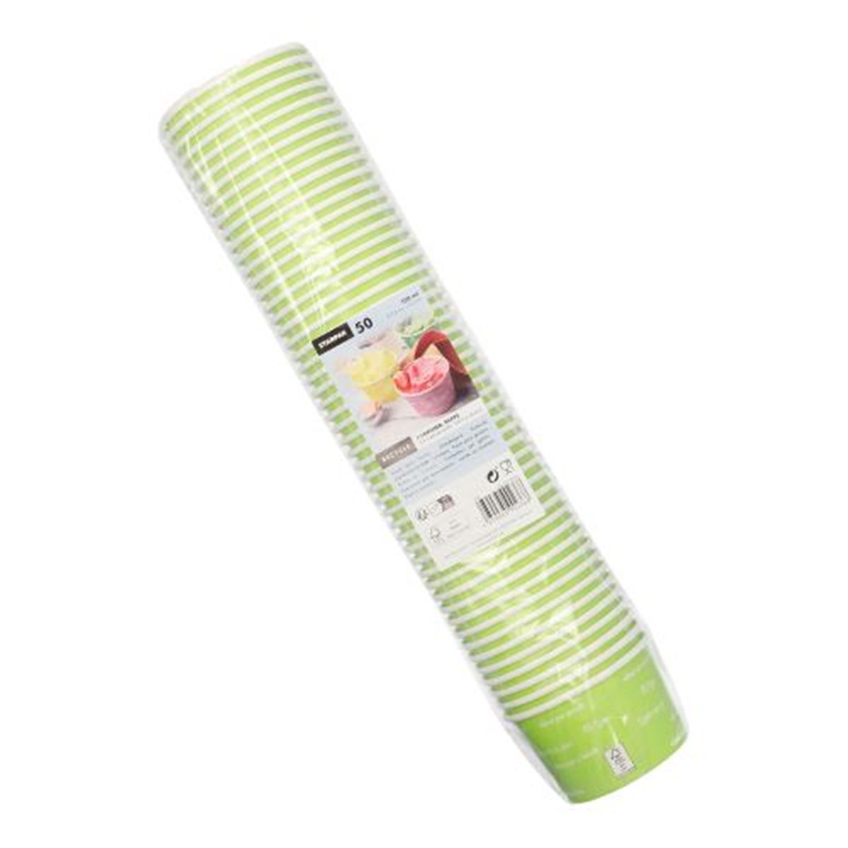50 st Pappersbägare färgmix 150 ml – papp 86 mm 50 st Pappersbägare färgmix 150 ml – papp 86 mm