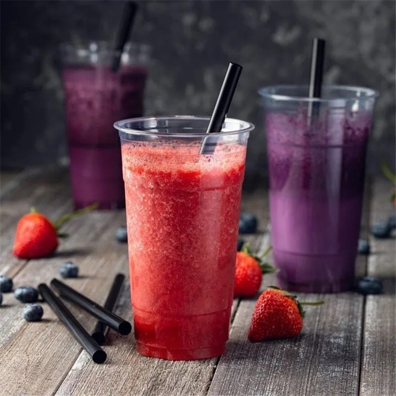 250 st Återanvändbara shake sugrör svart 12cm 250 st Återanvändbara shake sugrör svart 12cm