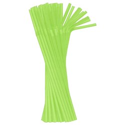 50 st. Hållbara Återanvändbara Böjbara Sugrör i Grön Plast - 5mm x 21 cm 50 st. Hållbara Återanvändbara Böjbara Sugrör i Grön Plast - 5mm x 21 cm