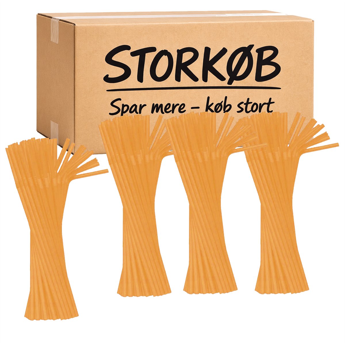 50 st Återanvändbara Böjbara Sugrör Orange 5x21 cm 50 st Återanvändbara Böjbara Sugrör Orange 5x21 cm
