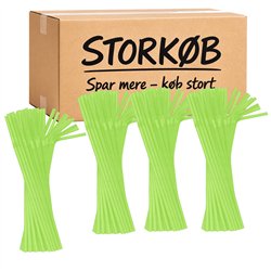 50 st Återanvändbara Knäcksugrör Grön PP-plast 21 cm