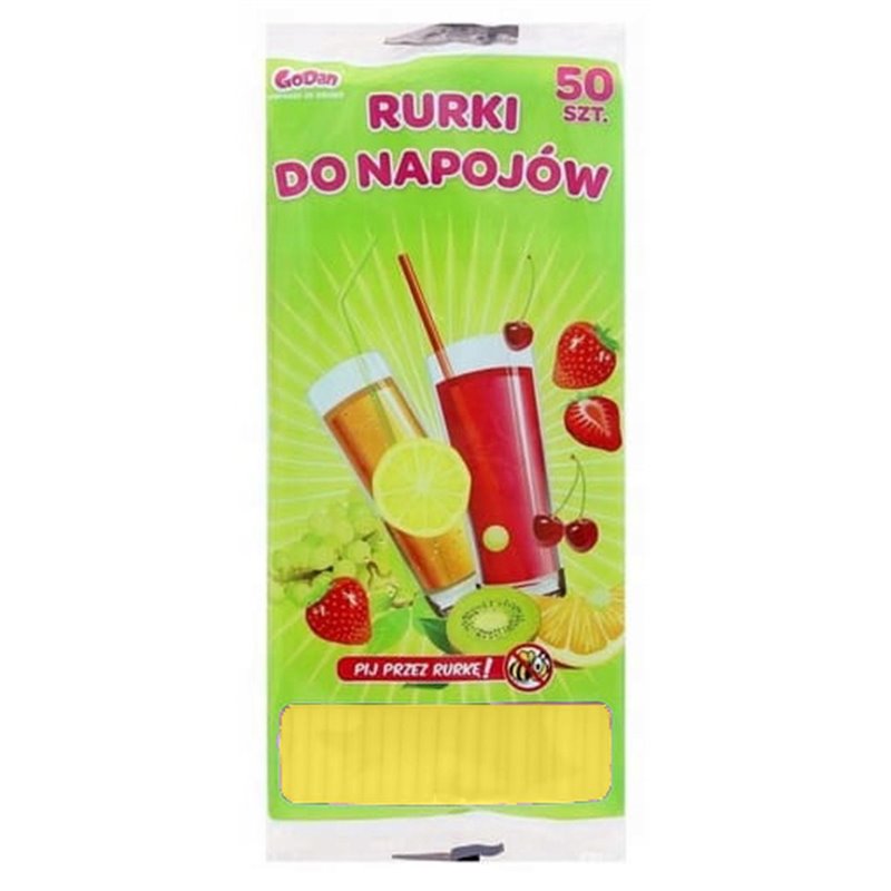 50 st. Hållbara Återanvändbara Böjbara Sugrör i Gul Plast - 5mm x 21 cm 50 st. Hållbara Återanvändbara Böjbara Sugrör i Gul Plast - 5mm x 21 cm