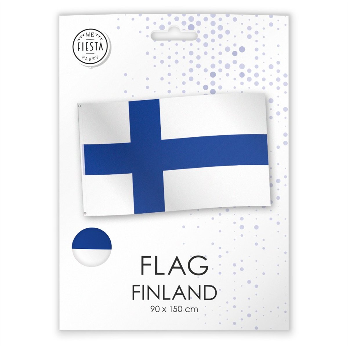 Dannebrogsflagga R&ouml;d/Vit 150x90 cm polyester