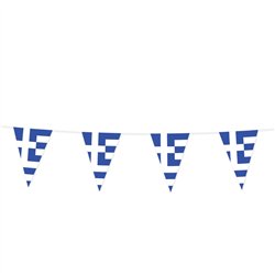 15 st Flaggirlang Dannebrog röd-vit 20x30 cm 10 m
