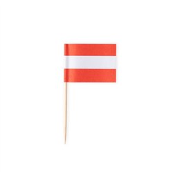 50 st Dannebrog Tårtflaggor på Träpinne röd-vita 35x26 mm 50 st Dannebrog Tårtflaggor på Träpinne röd-vita 35x26 mm