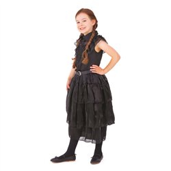 Häxkostym för barn svart 116-128 cm Häxkostym för barn svart 116-128 cm