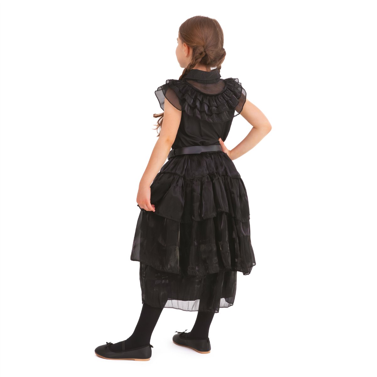 Häxkostym för barn svart 116-128 cm Häxkostym för barn svart 116-128 cm