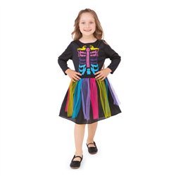 H&auml;xkostym f&ouml;r barn svart 116-128 cm