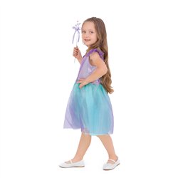 Häxkostym för barn svart 116-128 cm Häxkostym för barn svart 116-128 cm