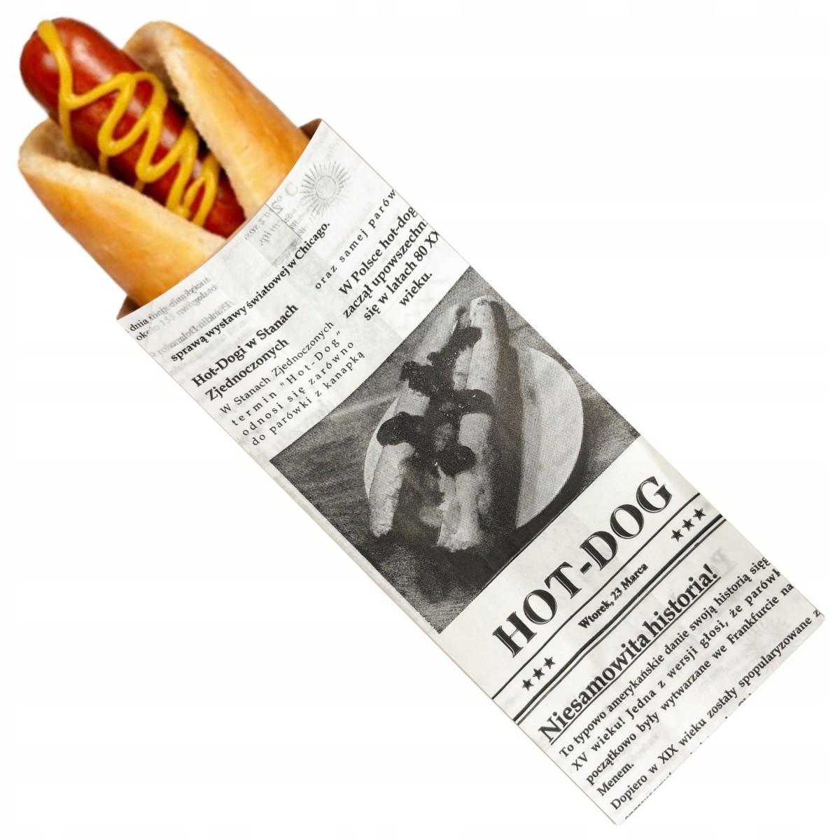 300 st Burgerfickor svartvit tidningsdesign 180x160 mm 300 st Burgerfickor svartvit tidningsdesign 180x160 mm