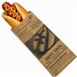 300 st Burgerfickor svartvit tidningsdesign 180x160 mm