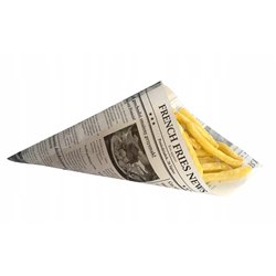 300 st Burgerfickor svartvit tidningsdesign 180x160 mm