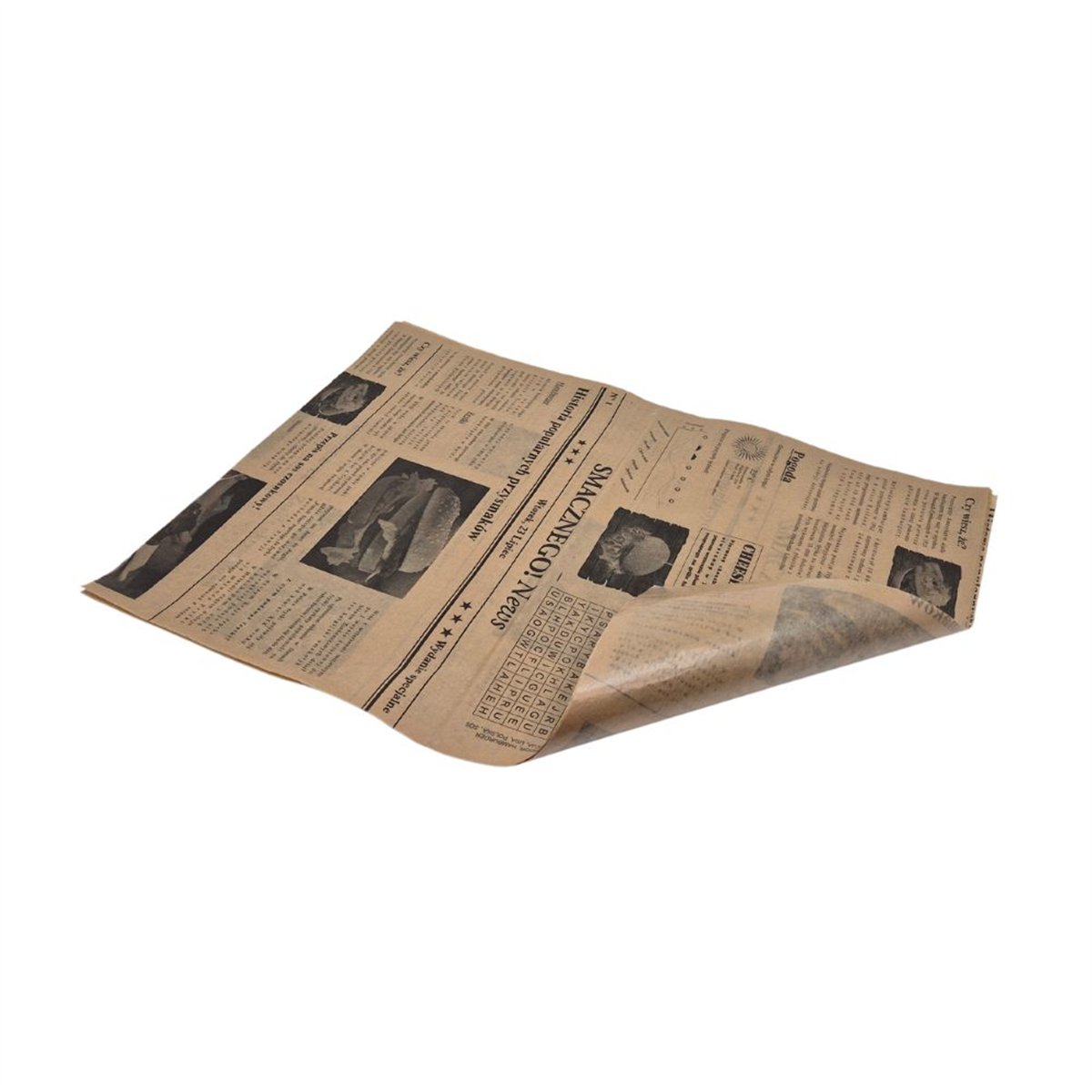 300 st Burgerfickor svartvit tidningsdesign 180x160 mm 300 st Burgerfickor svartvit tidningsdesign 180x160 mm