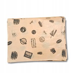 300 st Burgerfickor svartvit tidningsdesign 180x160 mm