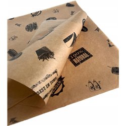 300 st Burgerfickor svartvit tidningsdesign 180x160 mm
