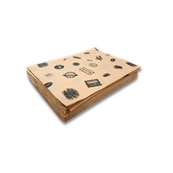 300 st Burgerfickor svartvit tidningsdesign 180x160 mm