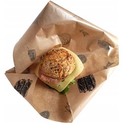 300 st Burgerfickor svartvit tidningsdesign 180x160 mm