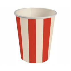 6 st Pappersmuggar Cirkus mixfärger 220 ml