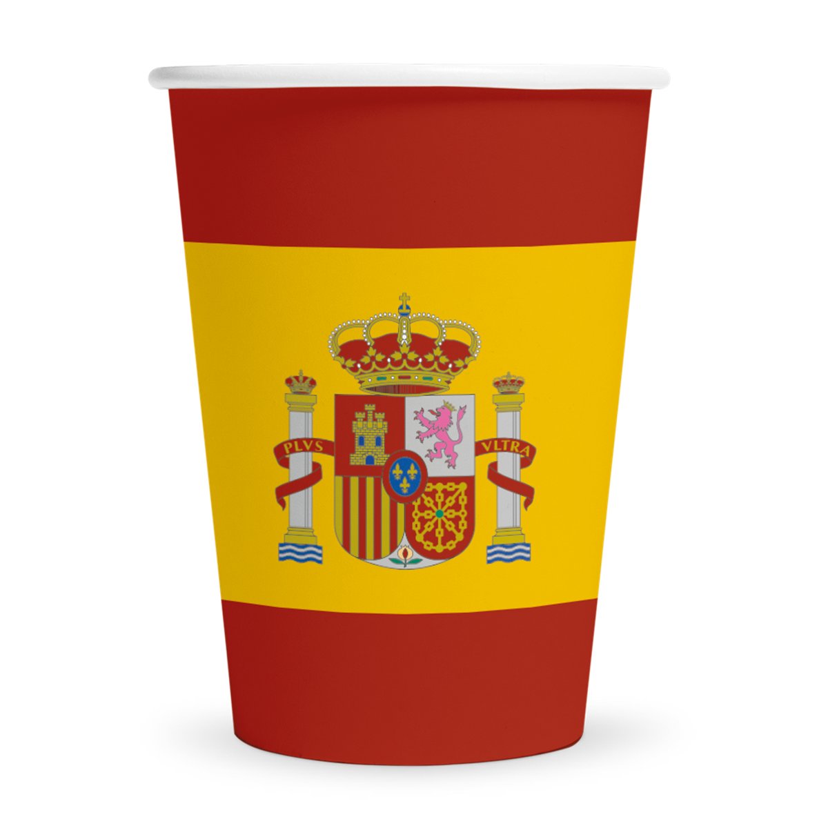 8 st. Pappmuggar Portugal grön/röd 210 ml 8 st. Pappmuggar Portugal grön/röd 210 ml