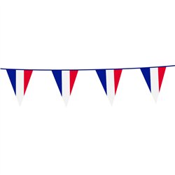Grekland Flaggkedja 15 blå-vita flaggor 10 m