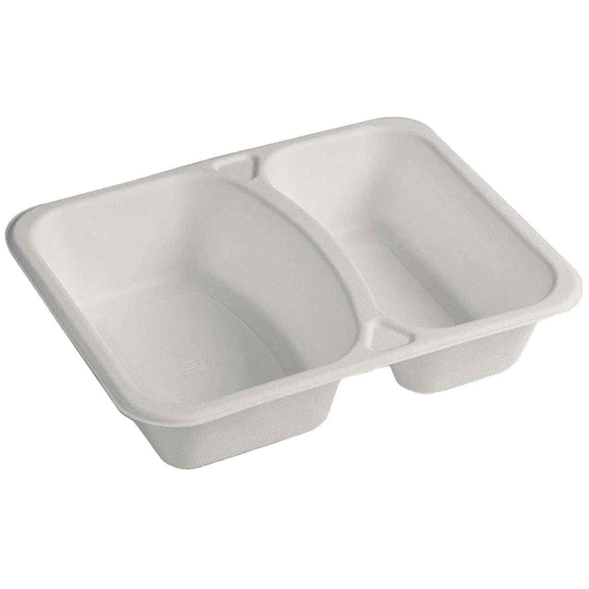 50 st Take Away-lådor 3-fack sockerör natur 213x195 mm 50 st Take Away-lådor 3-fack sockerör natur 213x195 mm