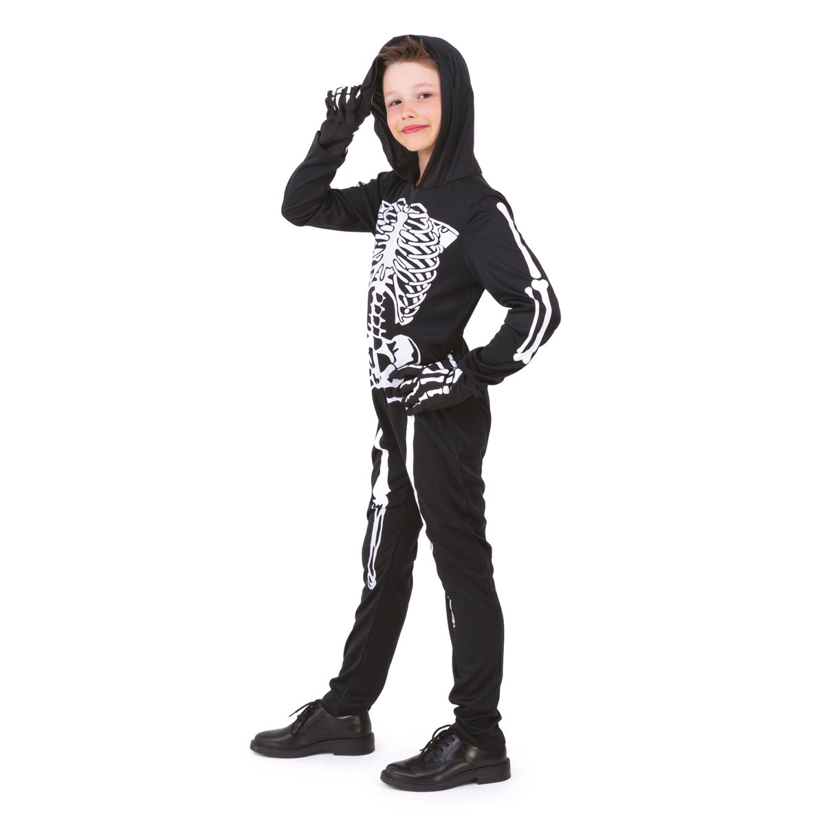 Häxkostym för barn svart 116-128 cm Häxkostym för barn svart 116-128 cm